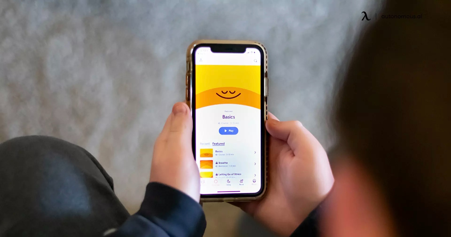 Headspace virtual reality XR application